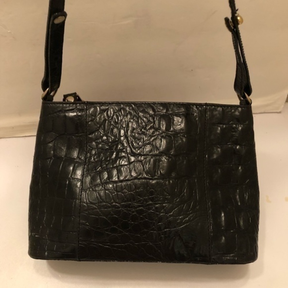 Brahmin black Melbourne mini shoulder bag vintage - Picture 5 of 12